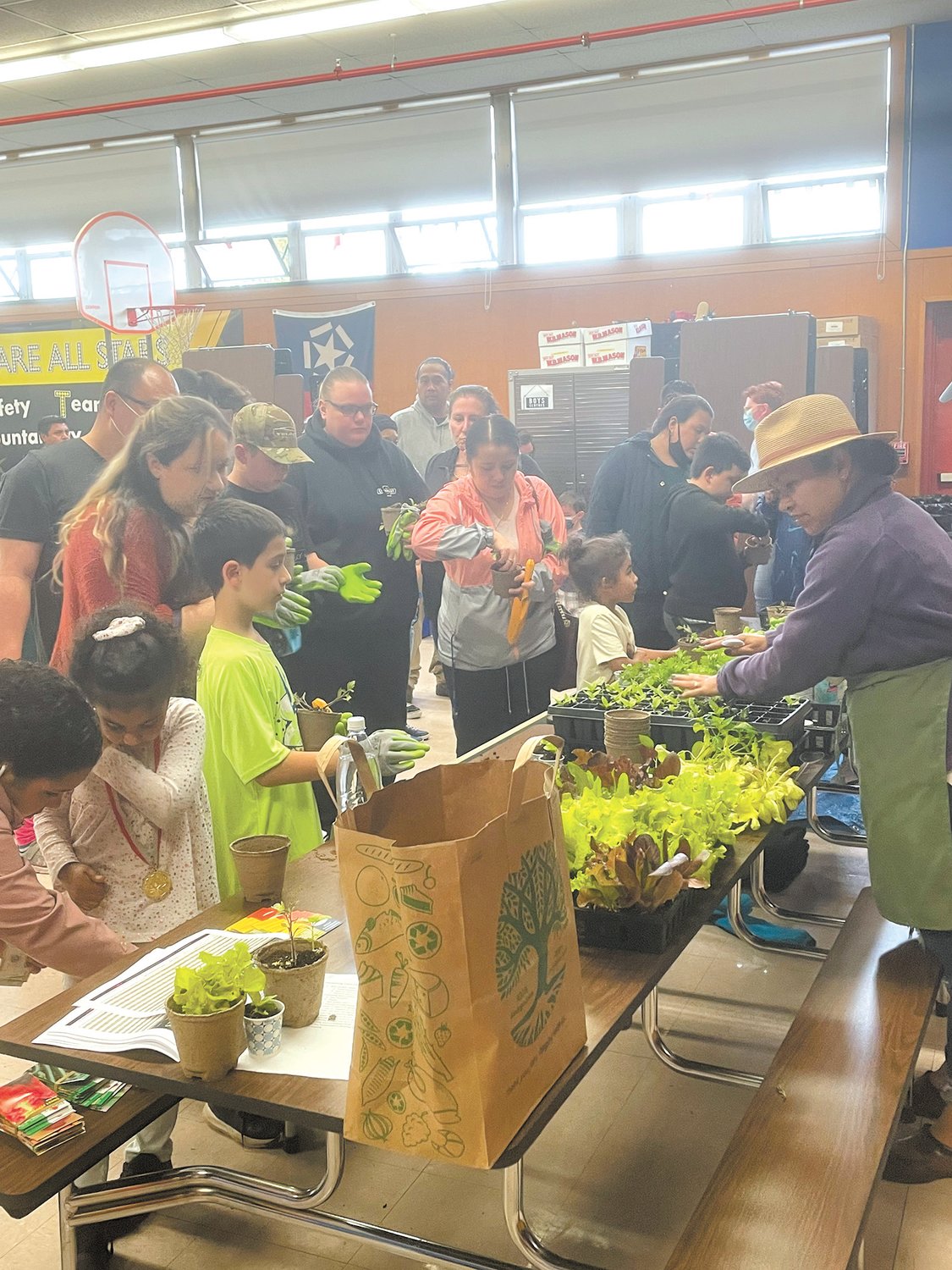 ARLINGTON ELEMENTARY, HOW DOES YOUR GARDEN GROW: With lots of help from community partners and Mother Nature. (Photo Courtesy of Stephanie Simone)